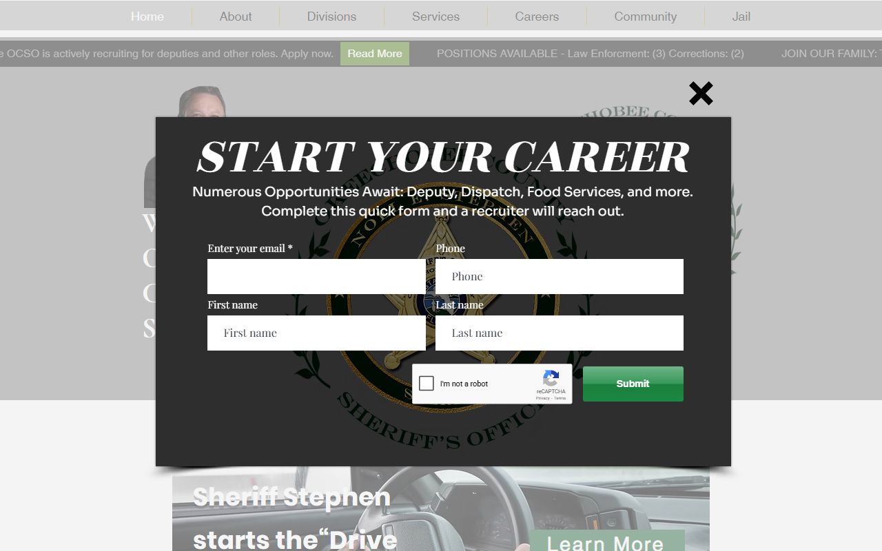 Okeechobee County Sheriff website for busted mugshots and jail search